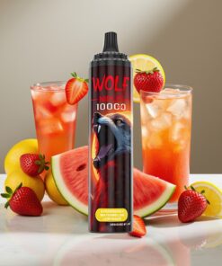 JNR Wolf Niplo 10000 Puffs Strawberry Watermelon Lemonade 20ml 5% Type-C