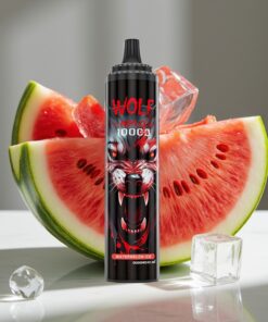 JNR Wolf Niplo 10000 Puffs Watermelon Ice Disposable Vape with Mesh Coil & Type-C